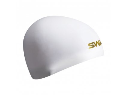 Plavecká čepice Competition Cap Swans SA-10S, WHITE