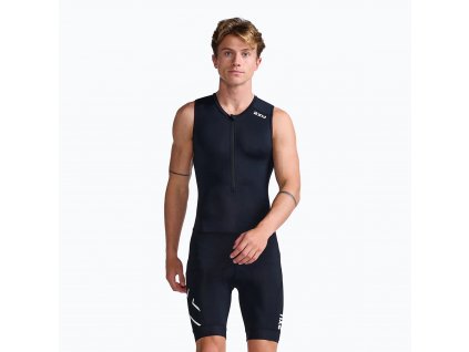 2XU Core Trisuit Black/White