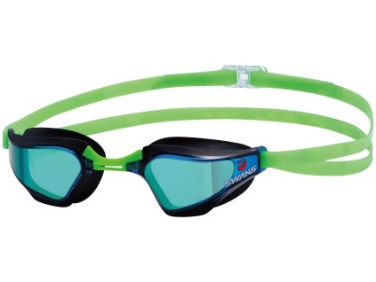 Plavecké brýle Swans SR-72M MIT PAF, NAVY/GREENa