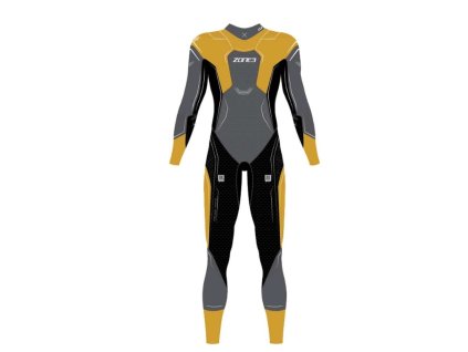 Zone 3 Men's Vanquish-X Wetsuit - Limited Edition / Gunmetal/Gold