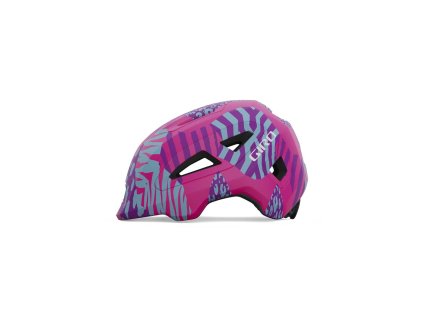 Dětská přilba GIRO Scamp II Mat Pink Animal (Velikost L)