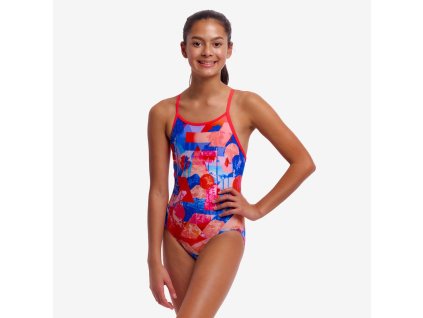 Dívčí plavky Funkita Diamond Back One Piece Miss Adventure