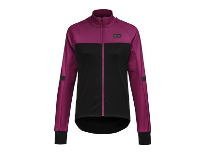 GORE Phantom Wmn Jacket black/process purple L/ (Velikost 42)
