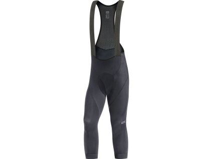 GORE C3 3/4 Bib Tights+ black (Velikost L)