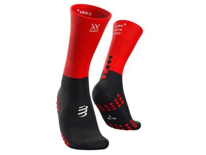 Mid Compression Socks Black/Red (Velikost T1)