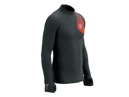 Compressport běžecký zimní dres s dlouhými rukávy (Velikost L)