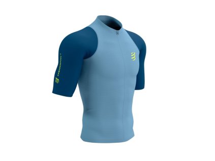 Trail Racing Postural SS Top M Denim/Poseidon (Velikost L)