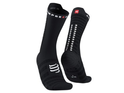 Pro Racing Socks v4.0 Ultralight Bike Black/White (Velikost T1)