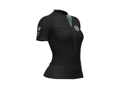 Compressport dámský běžecký top s integrovaným páskem (Velikost L)