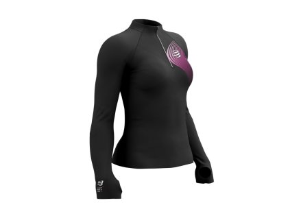 Compressport dámský zimní běžecký dres s dlouhým rukávem (Velikost M)