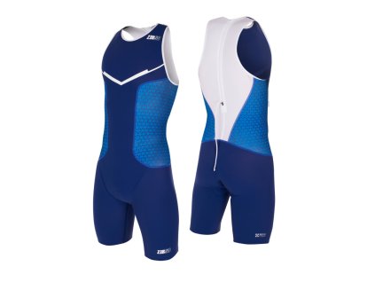 Racer TRISUIT MAN Dark blue/White (Velikost S)