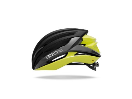 GIRO Syntax MIPS Mat Black/Gloss Hi Viz Yellow