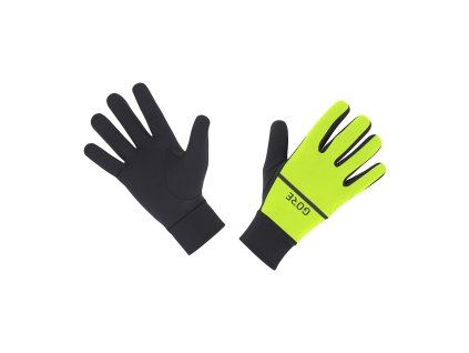 GORE R3 Gloves neon yellow / black