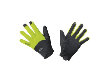 GORE C5 WINDSTOPPER® Gloves black / neon yellow