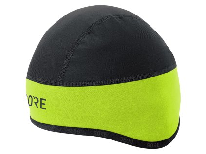 GORE C3 WINDSTOPPER® Helmet Cap neon yellow / black