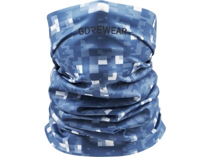 GORE Essence Light Neckwarmer cargo blue/white
