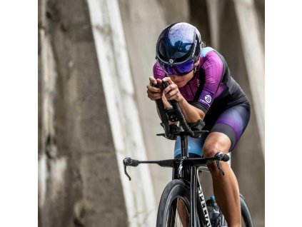 Cádomotus Omega Aero Helmet for Triathlon Galaxy (včetně visoru dle výběru)