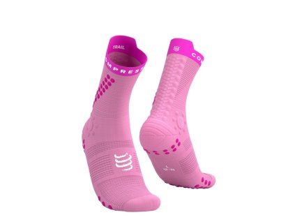 Pro Racing Socks v4.0 Trail Begonia/Neon Pink (Velikost T1)