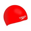 speedo plain moulded silicone cap junior red p26295 200873 image