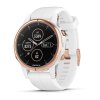 Garmin fenix5S Plus Sapphire Rose Gold, White Band