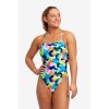 Dámské plavky Funkita TIE ME TIGHT ONE PIECE Brush It off