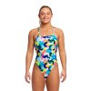 Dámské plavky Funkita TIE ME TIGHT ONE PIECE Brush It off