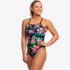 Dámské plavky Funkita TIE ME TIGHT ONE PIECE Full Bloom