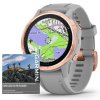 Garmin fenix6S PRO Sapphire, RoseGold/Gray Band (MAP/Music)