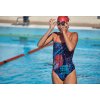 Women Aztec 2.0 Strap Back Swim Costume action 4