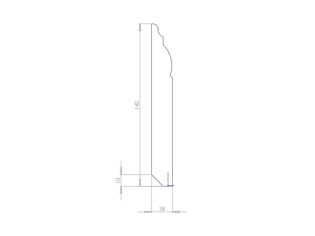 basebord soklová lišta