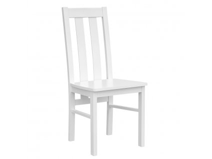 Bílá dřevěná židle Belluno Elegante