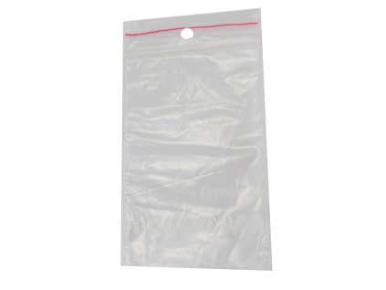 Rychlouzavírací sáček s otvorem