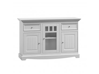 BELLUNO ELEGANTE KOMODA 3D BIALY ZM