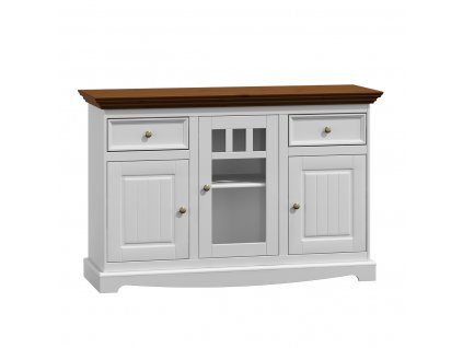 BELLUNO ELEGANTE KOMODA 3D BIALY ORZECH ZM