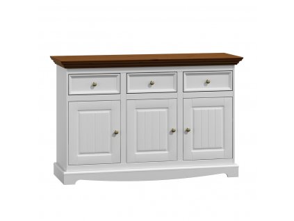 BELLUNO ELEGANTE KOMODA 3.3 BIALY ORZECH ZM