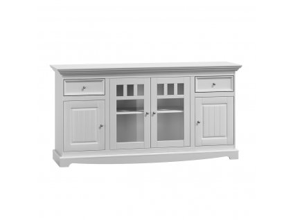 BELLUNO ELEGANTE KOMODA 4D BIALY ZM