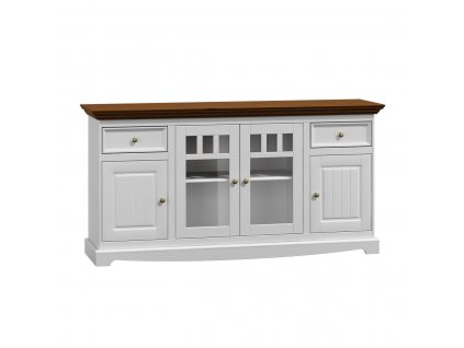 BELLUNO ELEGANTE KOMODA 4D BIALY ORZECH ZM