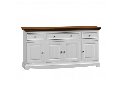 BELLUNO ELEGANTE KOMODA 4.4 BIALY ORZECH ZM