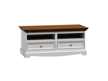 BELLUNO ELEGANTE KOMODA TV MALA BIALY ORZECH ZM