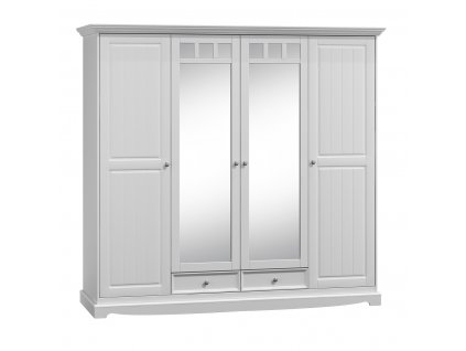 BELLUNO ELEGANTE SZAFA 4D BIALY ZM