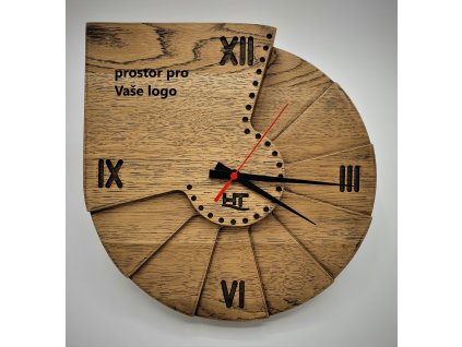 Hodiny nástěnné HT 6843DB Vaše logo