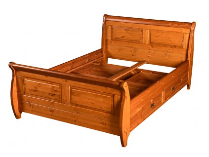 Toskania postel 140x200 med