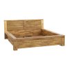 Dubová postel Terisso - dřevěné čelo