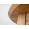 Stůl Orbetello rozkládací, přírodní, masiv dub, rozměr 90 - 140 cm
