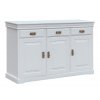 Komoda bílá masiv zásuvky