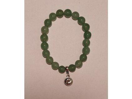 Jáde jin jang medállal