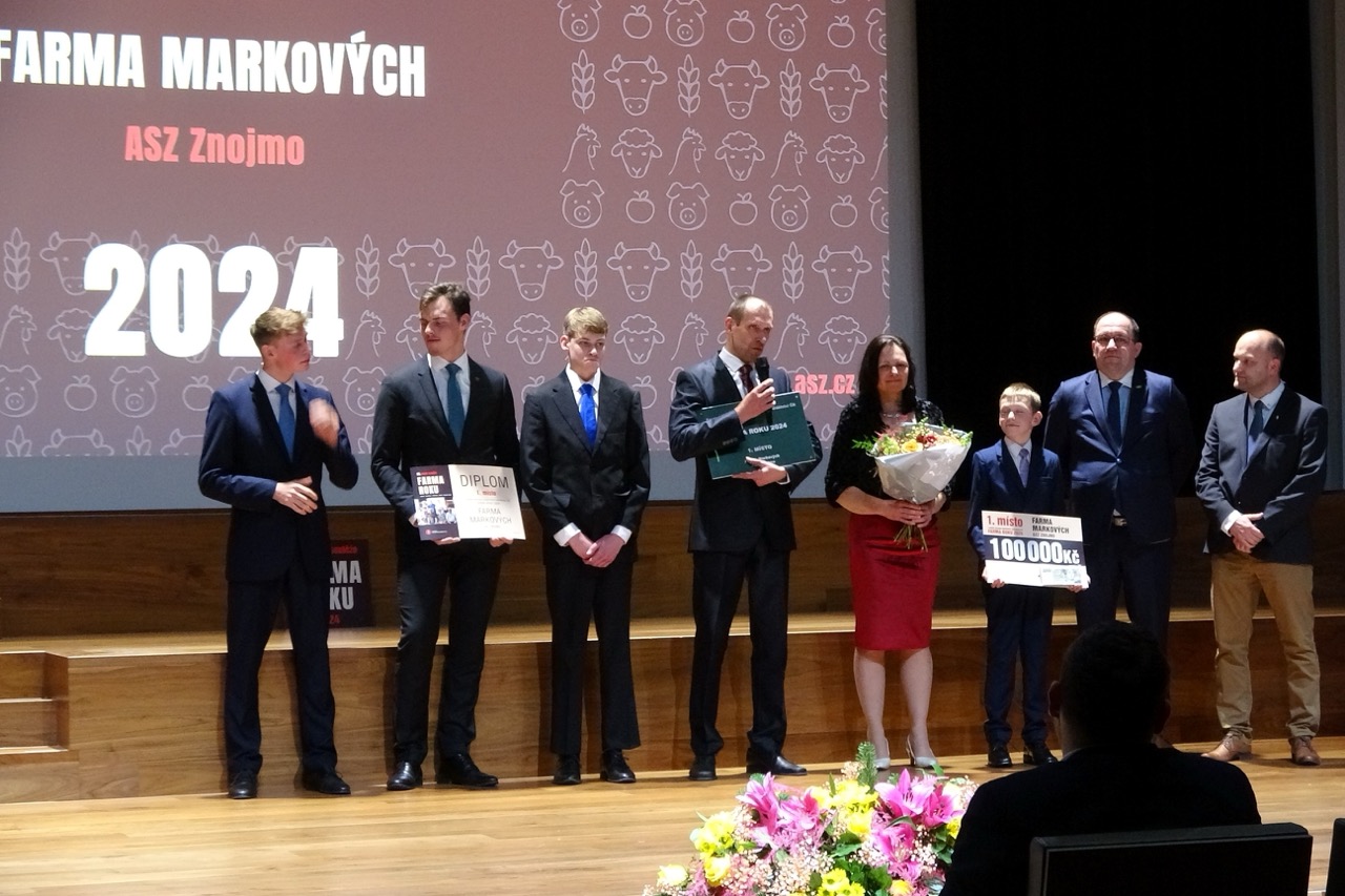 Farma Markových získala ocenění Nejlepší farma roku 2024