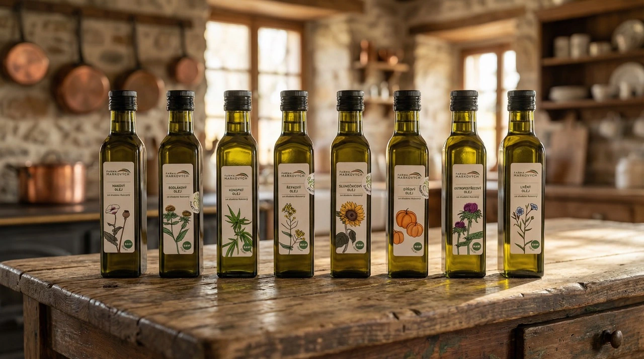 Z pole rovnou do lisu: Jak u nás vzniká 8 druhů olejů