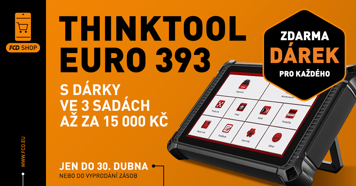 THINKTOOL EURO 393: Špičková diagnostika s dárky zdarma