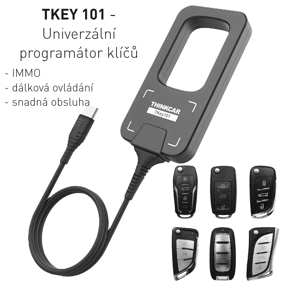Nový produkt v našem e-shopu: THINKCAR TKEY 101 Univerzální Programátor Klíčů